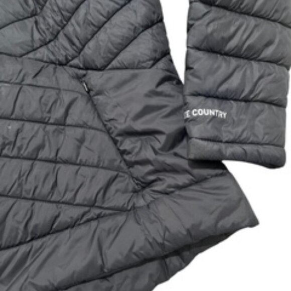 Free Country Women’s Size XL Puffer Jacket  Black Full Front Zip - Picture 8 of 9